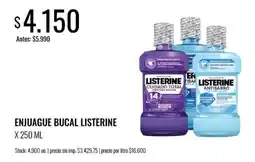 Supermercados Tadicor Listerine enjuague bucal oferta