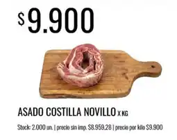 Supermercados Tadicor Asado costilla novillo oferta