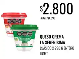 Supermercados Tadicor La serenísima queso crema clásico oferta