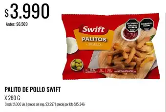 Supermercados Tadicor Swift palito de pollo oferta