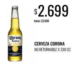 Supermercados Tadicor Corona cerveza no retornable oferta