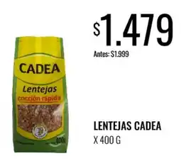 Supermercados Tadicor Cadea lentejas oferta