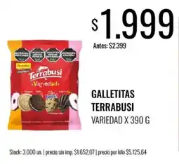 Supermercados Tadicor Terrabusi galletitas variedad oferta