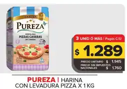 Carrefour Maxi Pureza harina con levadura pizza oferta
