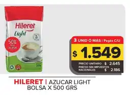 Carrefour Maxi Hileret azucar light bolsa oferta