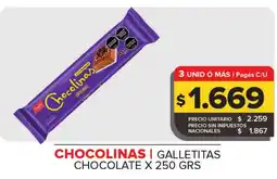 Carrefour Maxi Chocolinas galletitas chocolate oferta