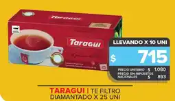 Carrefour Maxi Taragui té filtro diamantado oferta