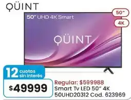 Coto Qüint smart tv led 50" oferta