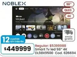 Coto Noblex smart tv led 98" oferta