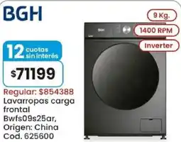 Coto Bgh lavarropas carga frontal oferta