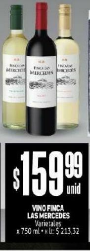 Makro Vino finca las mercedes 750ml oferta
