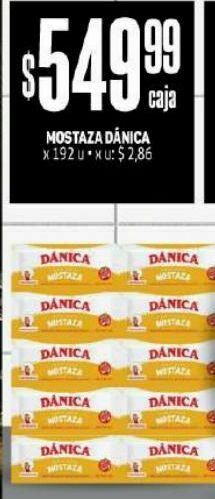 Makro Mostaza dánica caja 192 un oferta