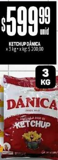 Makro Ketchup dánica 3kg oferta