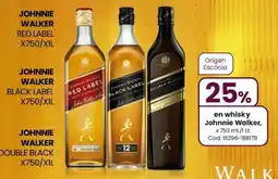 Coto Johnnie walker en whisky oferta