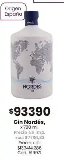 Coto Nordés gin oferta