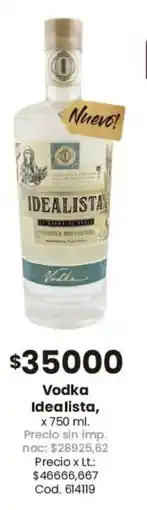 Coto Idealista vodka oferta