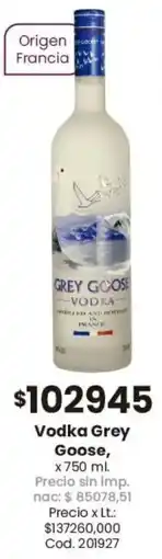 Coto Goose vodka grey oferta