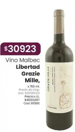 Coto Grazie mille vino malbec oferta