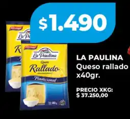 Supermayorista Vital La paulina queso rallado oferta