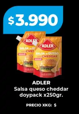 Supermayorista Vital Adler salsa queso cheddar doypack oferta