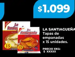 Supermayorista Vital La santiagueña tapas de empanadas oferta