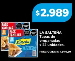Supermayorista Vital La salteña tapas de empanadas oferta