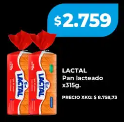 Supermayorista Vital Lactal pan lacteado oferta