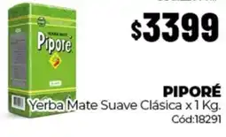 Diarco Piporé yerba mate suave clásica oferta