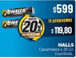 Diarco Halls caramelos oferta