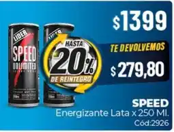 Diarco Speed energizante lata oferta
