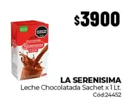 Diarco La serenisima leche chocolatada sachet oferta
