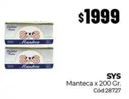 Diarco Sys manteca oferta