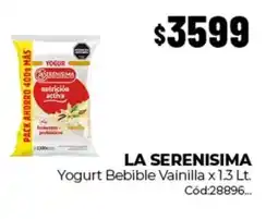 Diarco La serenisima yogurt bebible vainilla oferta