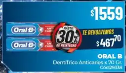 Diarco Oral B dentifrico anticaries oferta