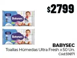 Diarco Babysec toallas húmedas ultra fresh oferta