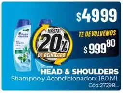 Diarco Head & Shoulders shampoo y acondicionador oferta