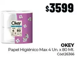 Diarco Okey papel higiénico max oferta