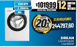 Diarco Drean lavarropas oferta