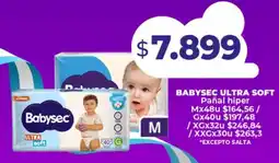 Supermayorista Vital Babysec ultra soft pañal hiper oferta
