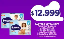 Supermayorista Vital Babysec ultra soft pañal jumbopack oferta