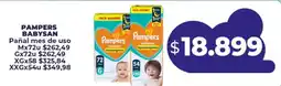 Supermayorista Vital Pampers babysan pañal mes de uso oferta
