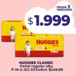 Supermayorista Vital Huggies classic pañal regular oferta