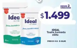 Supermayorista Vital Ideal toalla humeda oferta