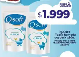 Supermayorista Vital Q-soft toalla humeda doypack oferta