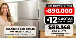 Supermayorista Vital Bgh heladera no frost - inox oferta
