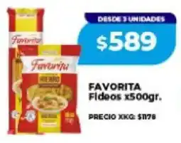 Supermayorista Vital Favorita fideos oferta