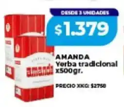 Supermayorista Vital Amanda yerba tradicional oferta