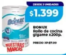 Supermayorista Vital Bonux rollo de cocina gigante oferta
