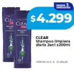 Supermayorista Vital Clear shampoo iimpleza dlarla 2en1 oferta