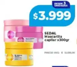 Supermayorista Vital Sedal mascarilla capllar oferta
